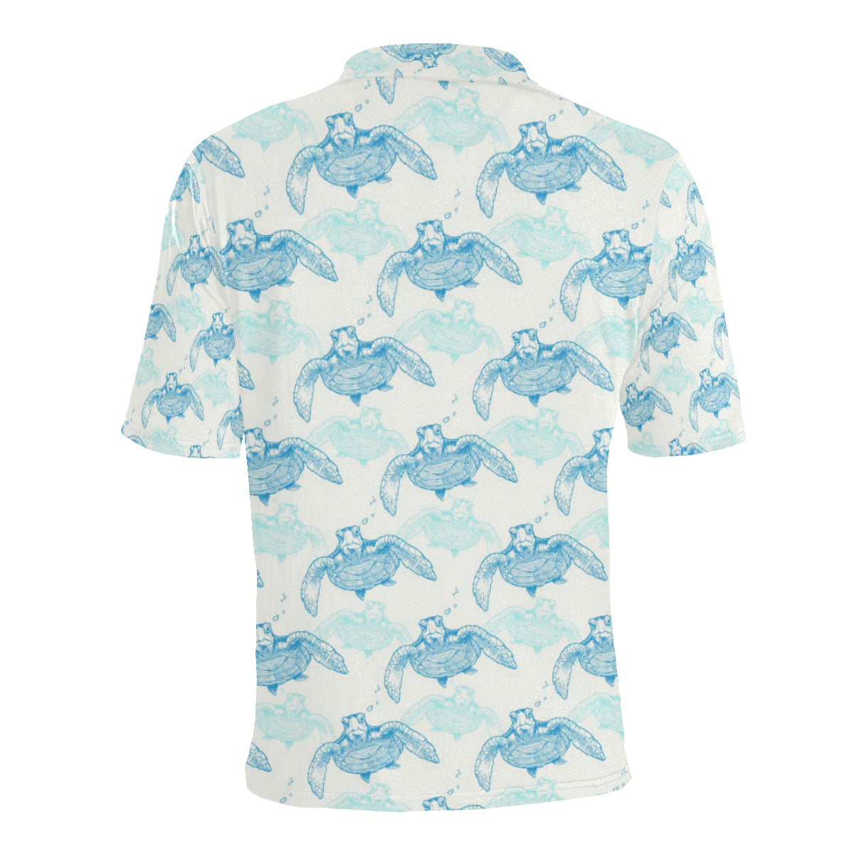 Sea Turtle Pattern Print Design T01 Men Polo Shirt