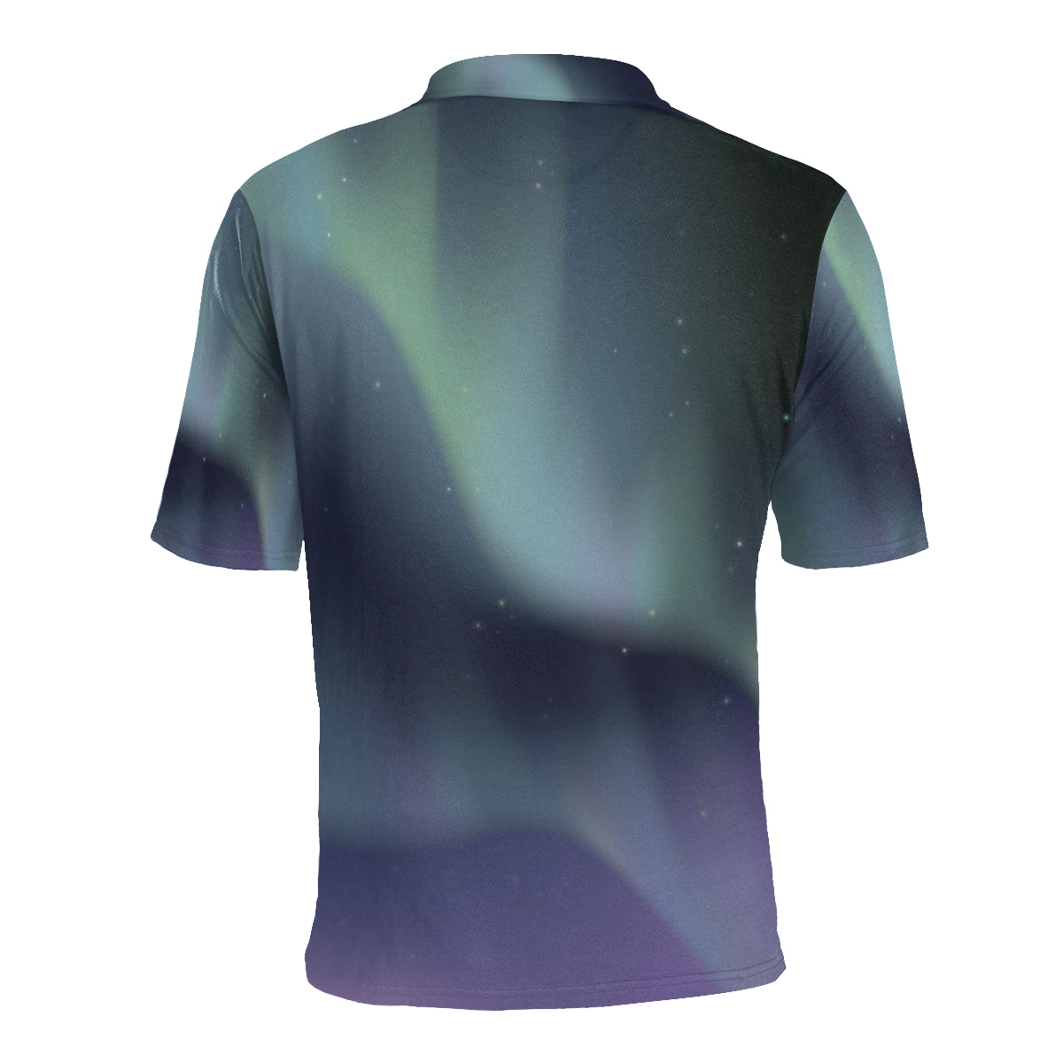 Aurora Borealis Pattern Print Design 01 Men Polo Shirt