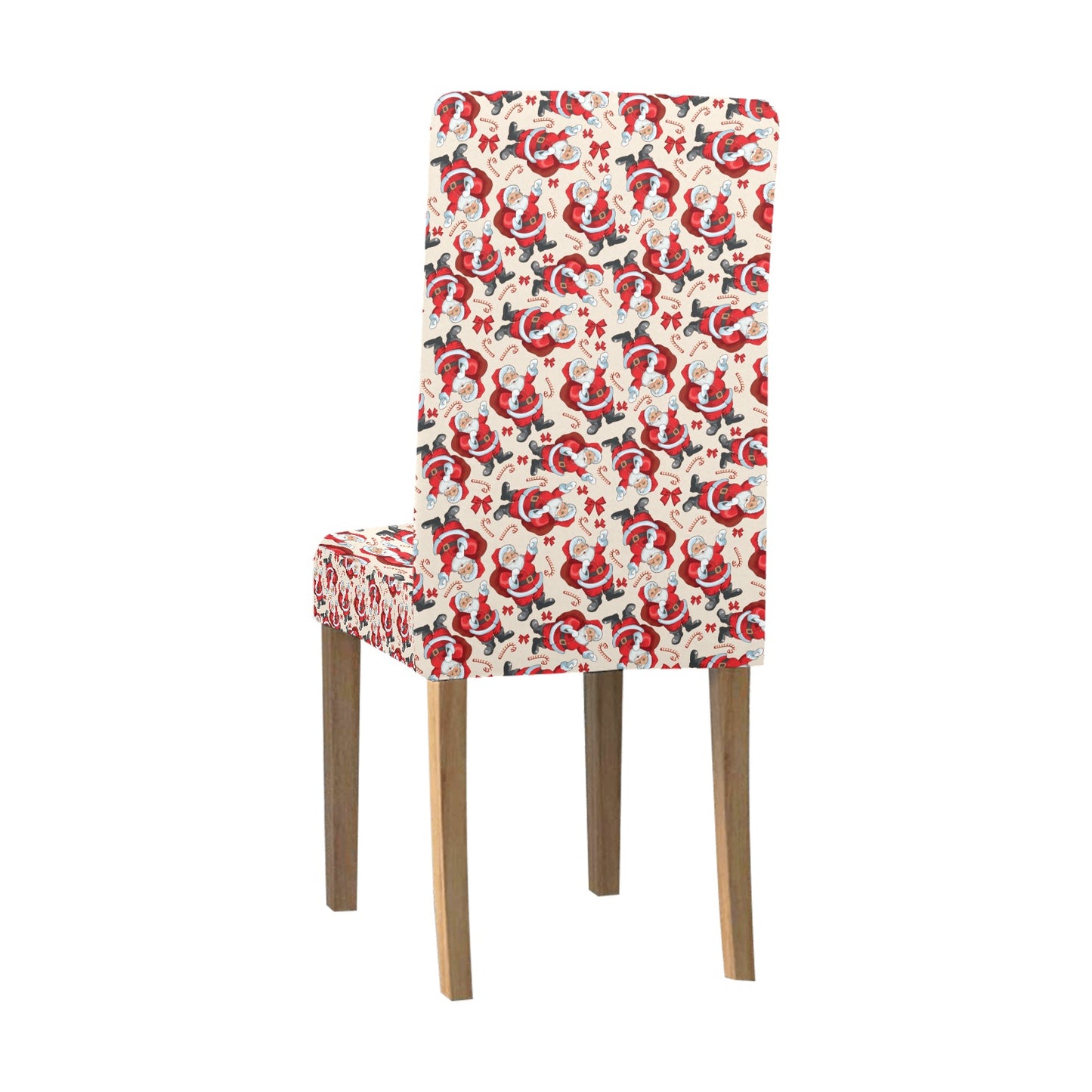 Santa Christmas Themed Print Design LKS302 Dining Chair Slipcover