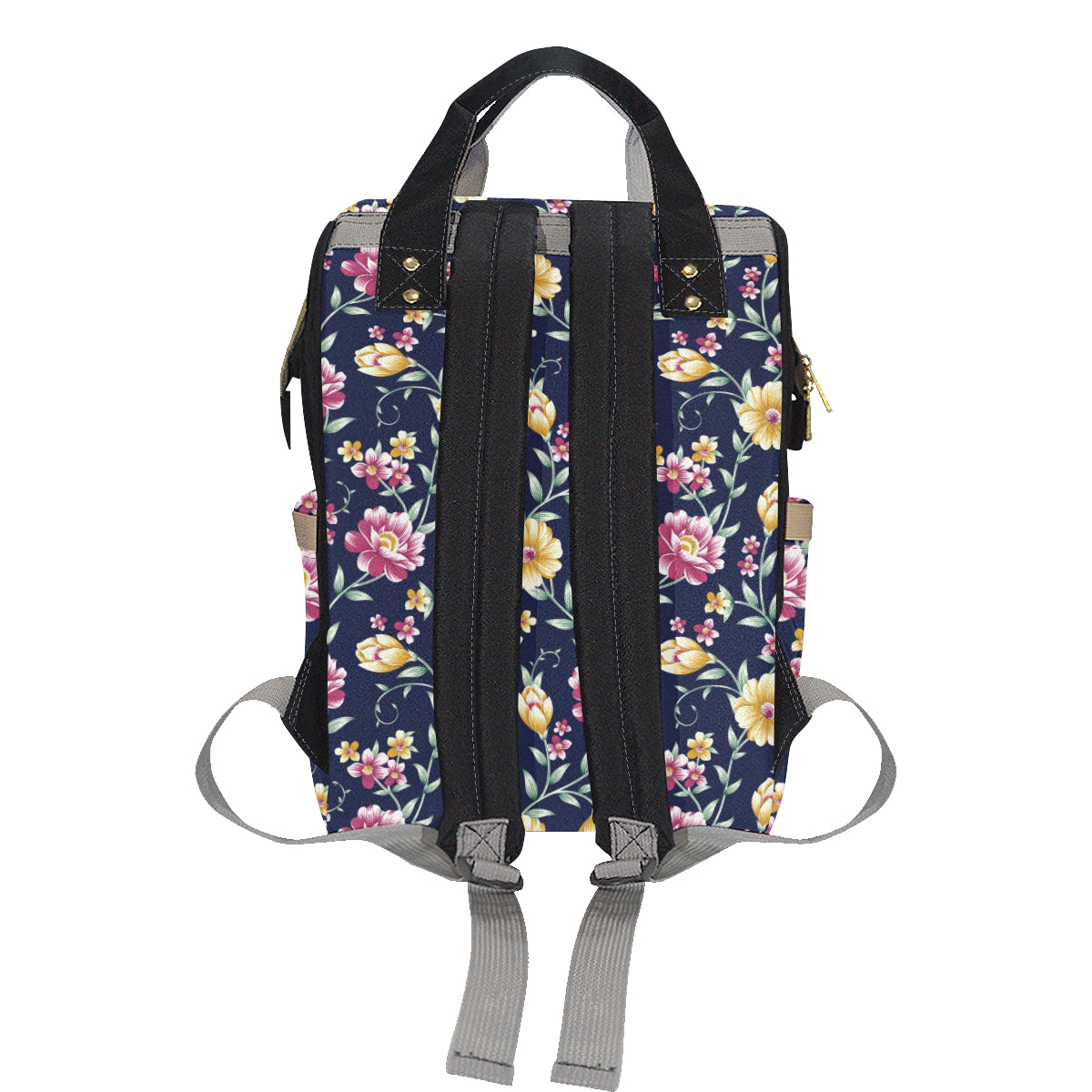 Gerberas Pattern Print Design GB03 Diaper Bag Backpack