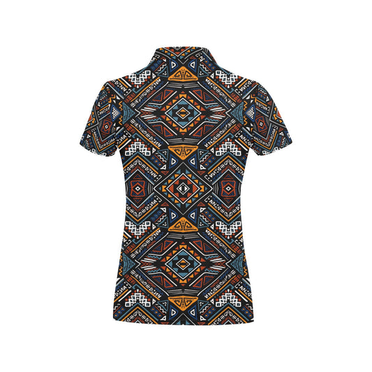 African Kente Print v2 Women's Polo Shirt