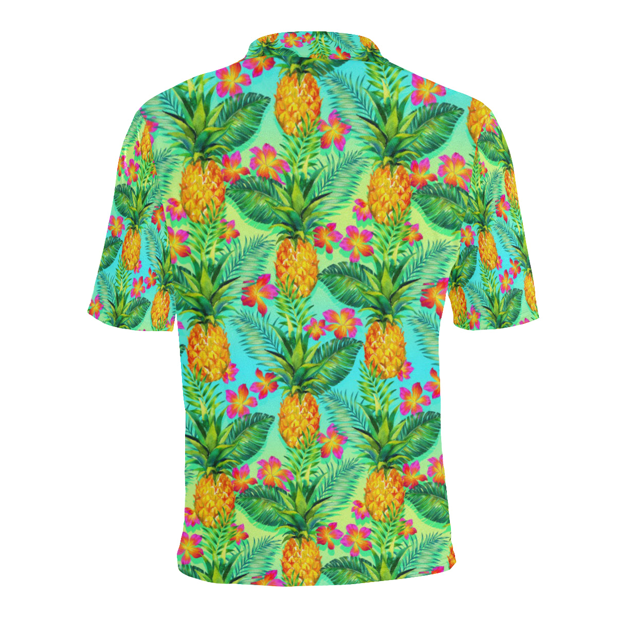 Pineapple Pattern Print Design PP010 Men Polo Shirt