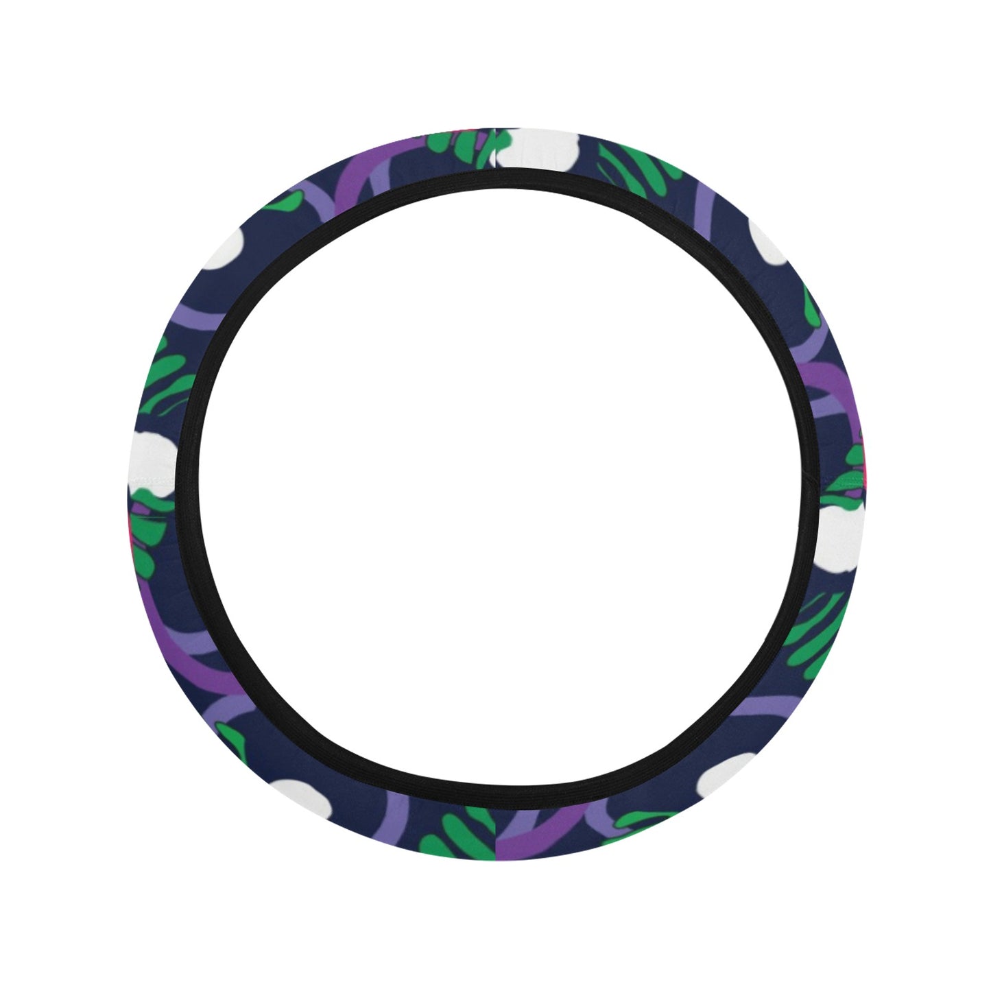 Toucan Print Design LKS302 Steering Wheel Cover with Elastic Edge