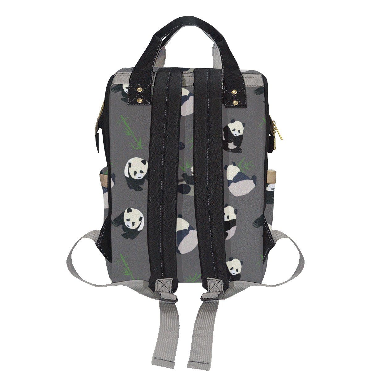 Panda Pattern Print Design A06 Diaper Bag Backpack