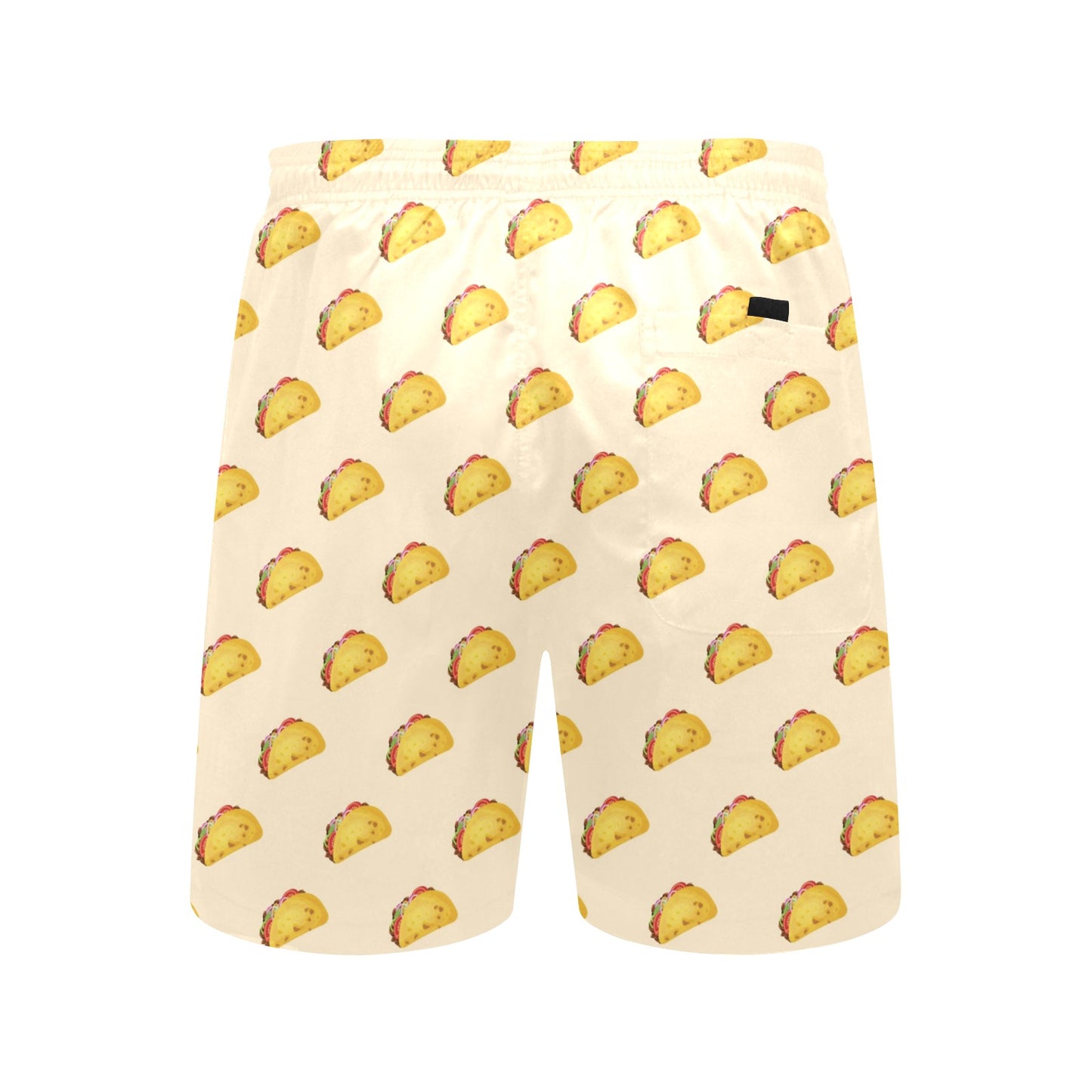 Taco Print Design LKS302 Men's Swim Trunks Beach Shorts