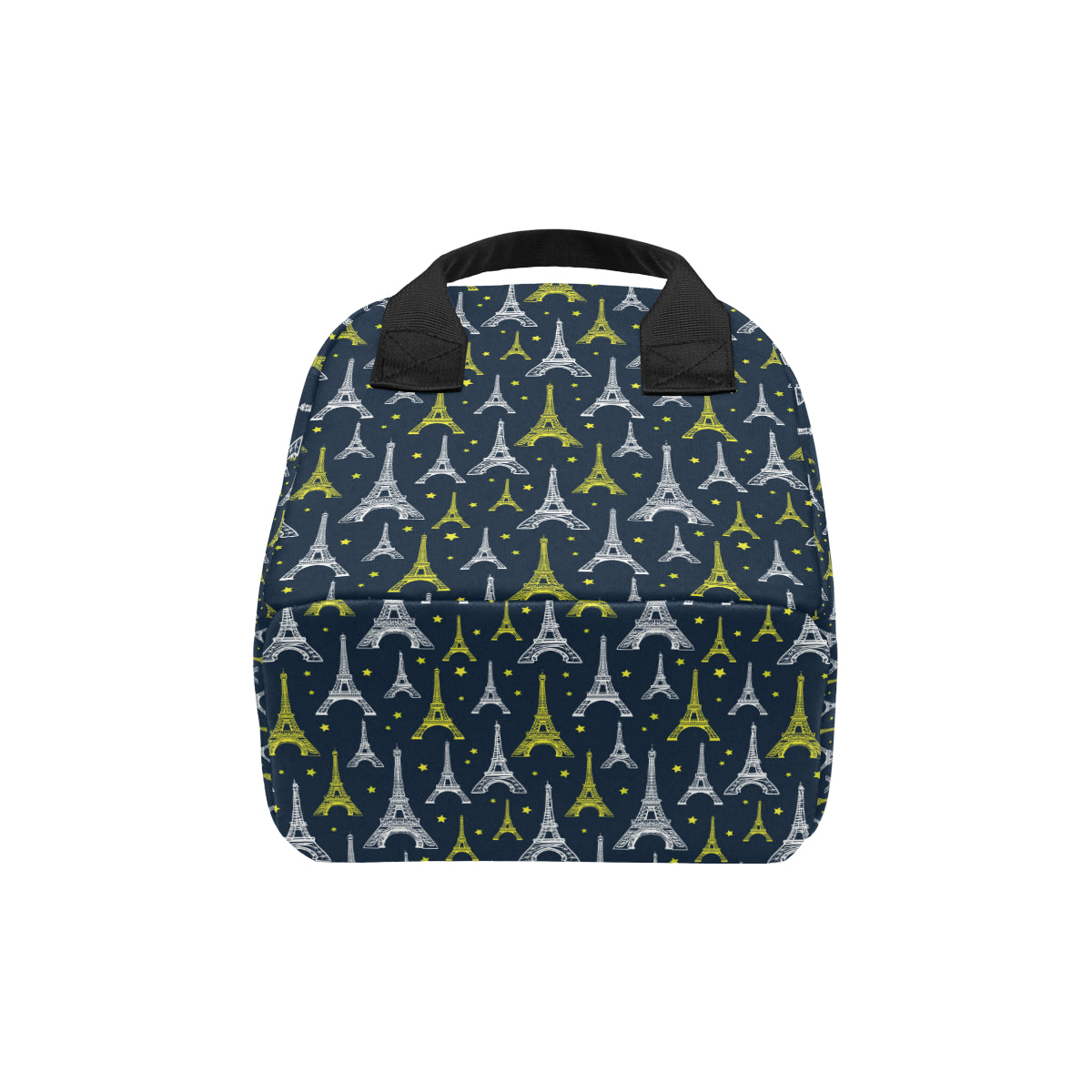 Eiffel Tower Star Print Insulated Lunch Bag