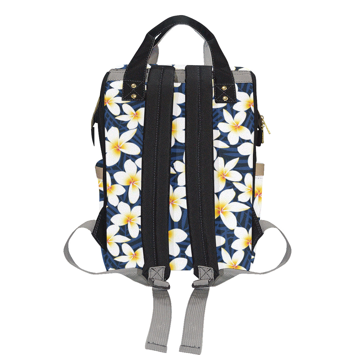 Plumeria Pattern Print Design PM026 Diaper Bag Backpack