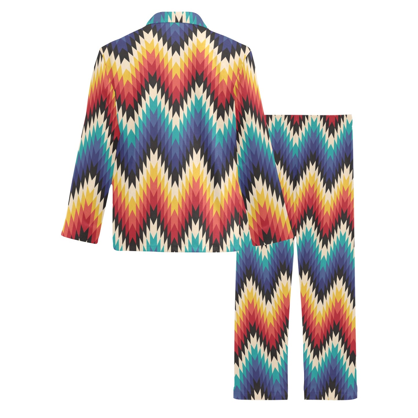 Tribal Aztec Men's Long Pajama Set