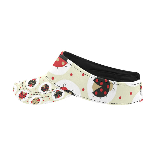 Ladybug Pattern Print Design 03 Unisex Sun Visor