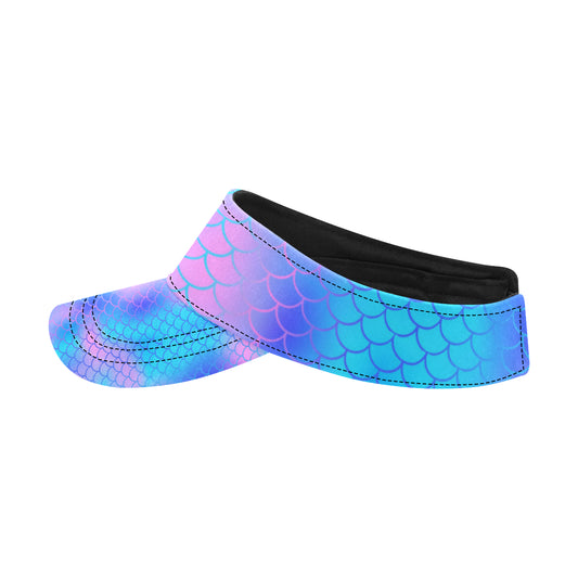 Mermaid Scales Pattern Print Design 04 Unisex Sun Visor