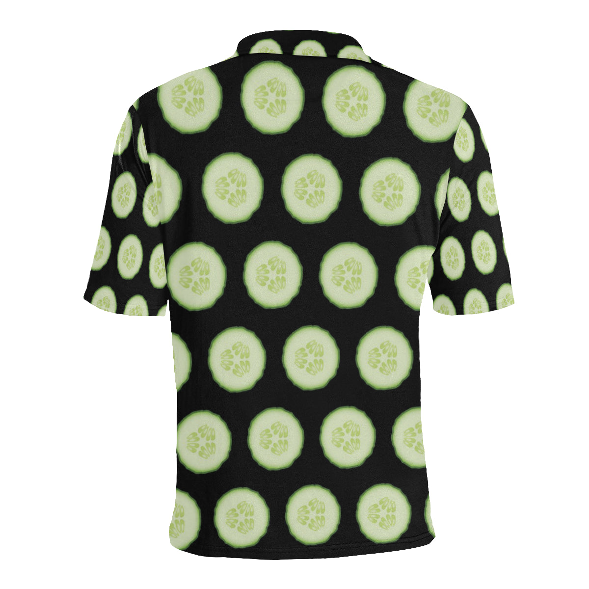 Cucumber Pattern Print Design CC02 Men Polo Shirt