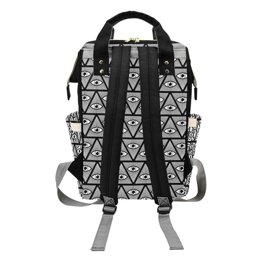 Third Eye Pattern Print Design LKS304 Diaper Bag Backpack