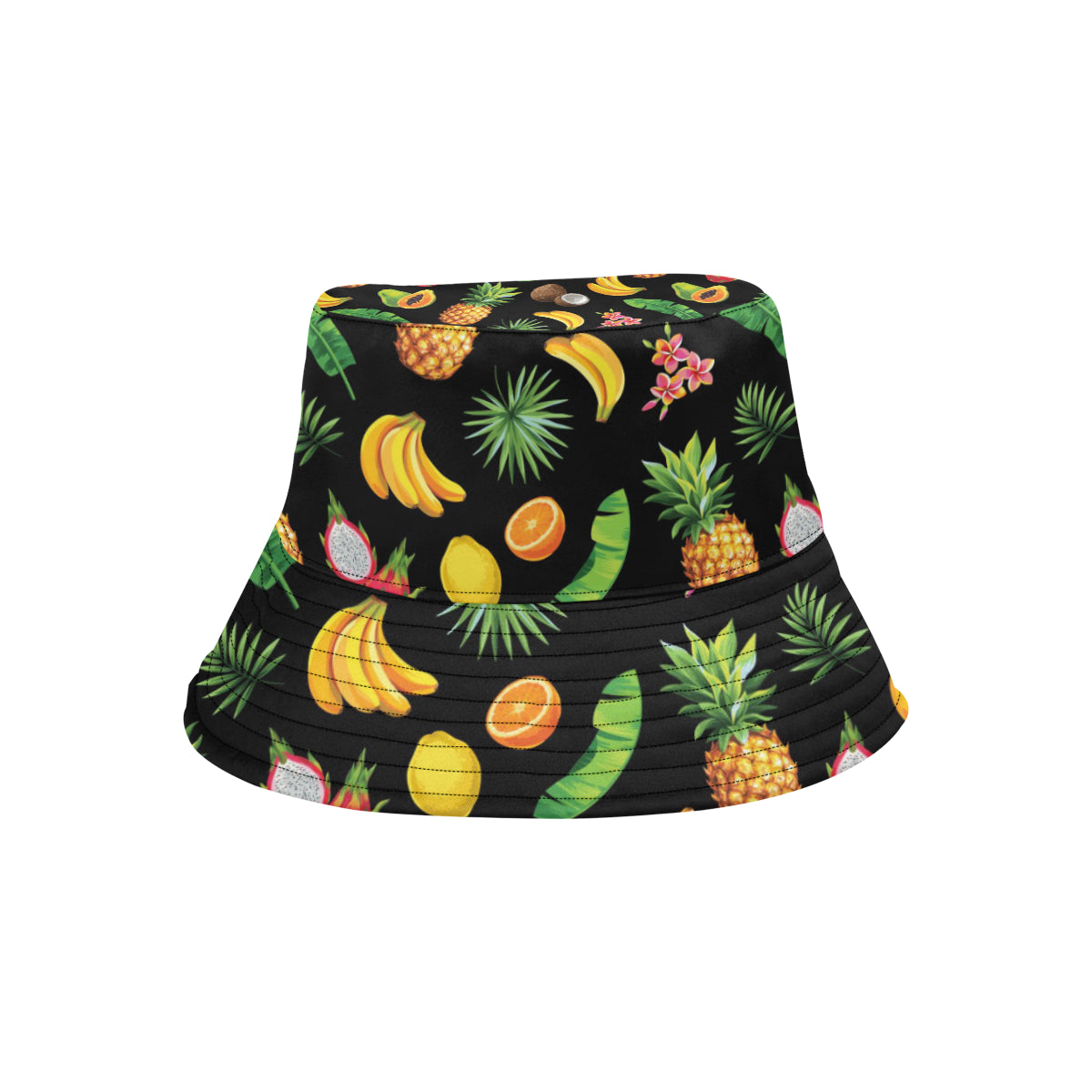 Tropical Fruits Pattern Print Design TF03 Unisex Bucket Hat