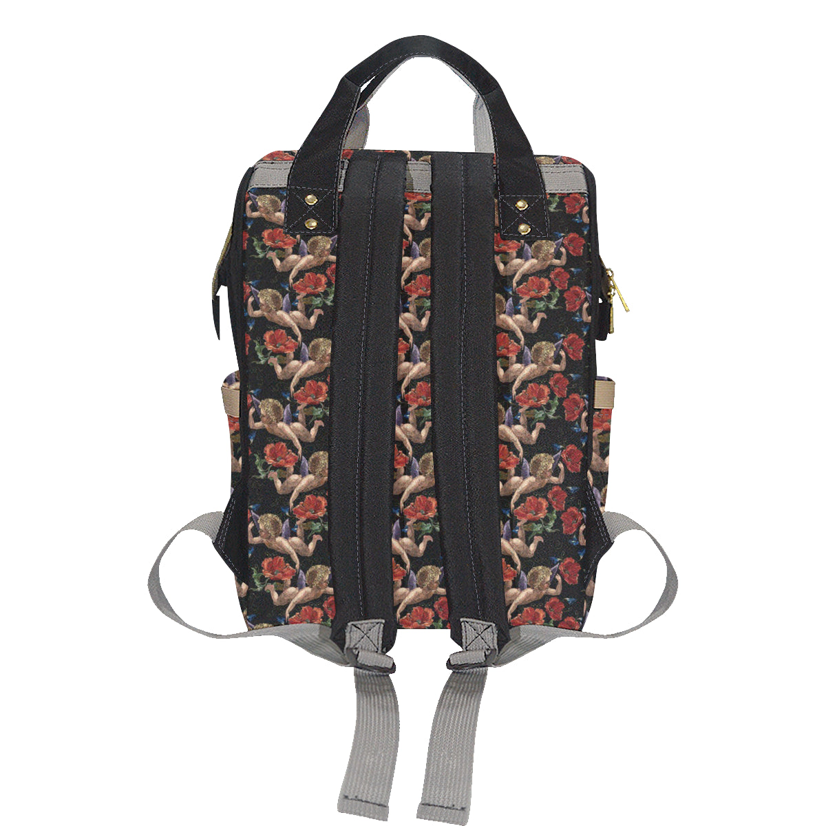 Cupid Pattern Print Design 05 Diaper Bag Backpack