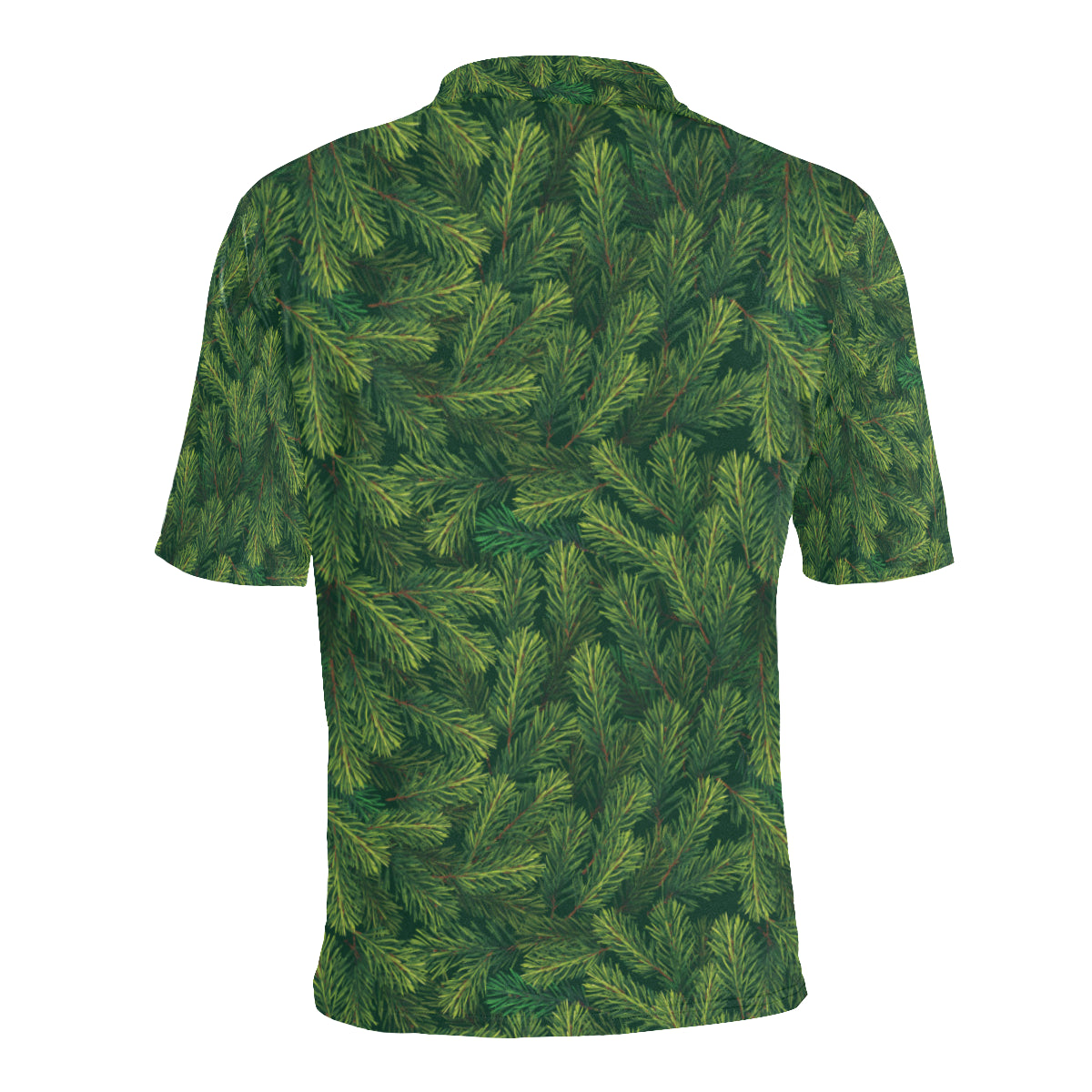 Christmas Tree Pattern Print Design 02 Men Polo Shirt