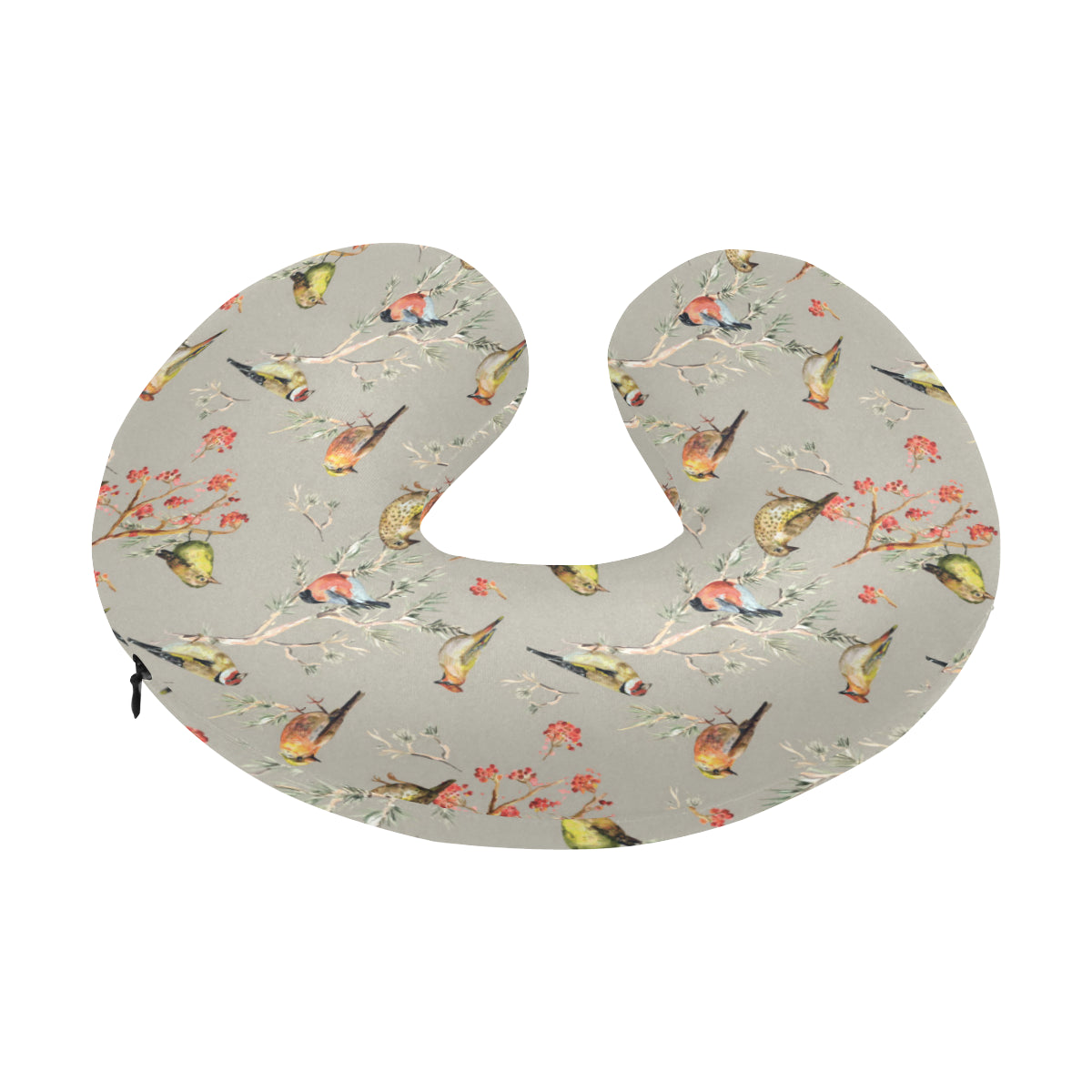 Birds Pattern Print Design 03 U-Shaped Travel Neck Pillow