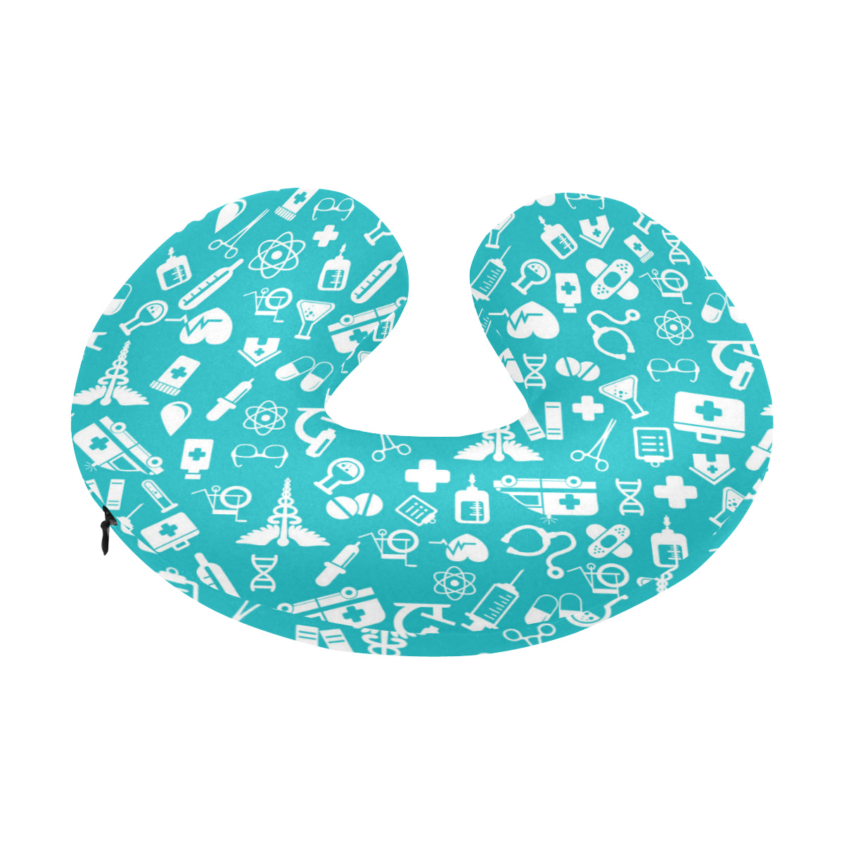 Medical Pattern Print Design 04 U-Shaped Travel Neck Pillow