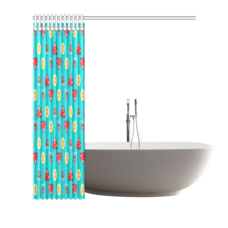 Lollipop Pattern Print Design LL06 Shower Curtain