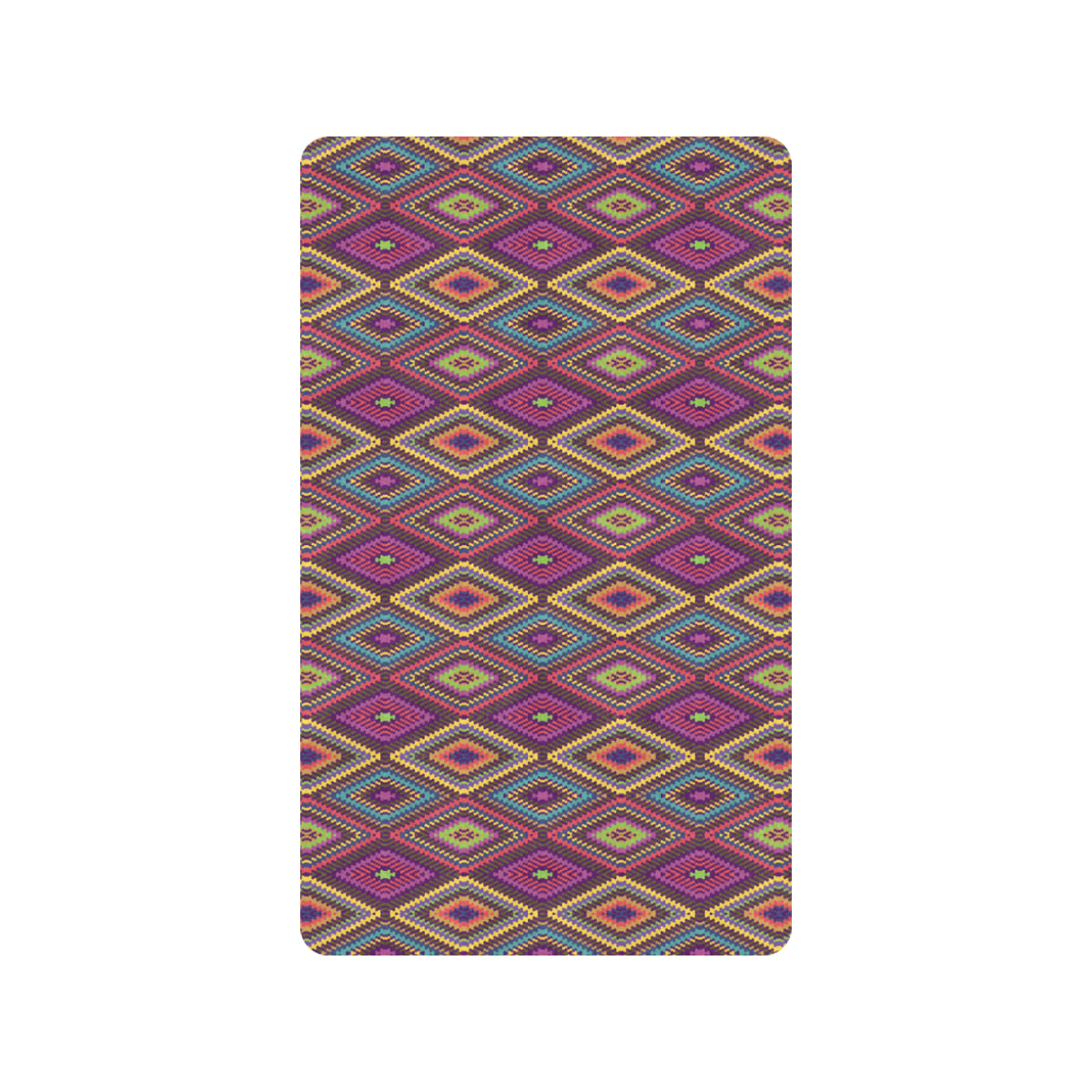 Southwestern Print Rubber Doormat