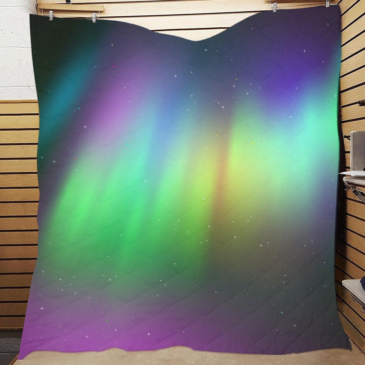 Aurora Borealis Pattern Print Design 03 Premium Quilt
