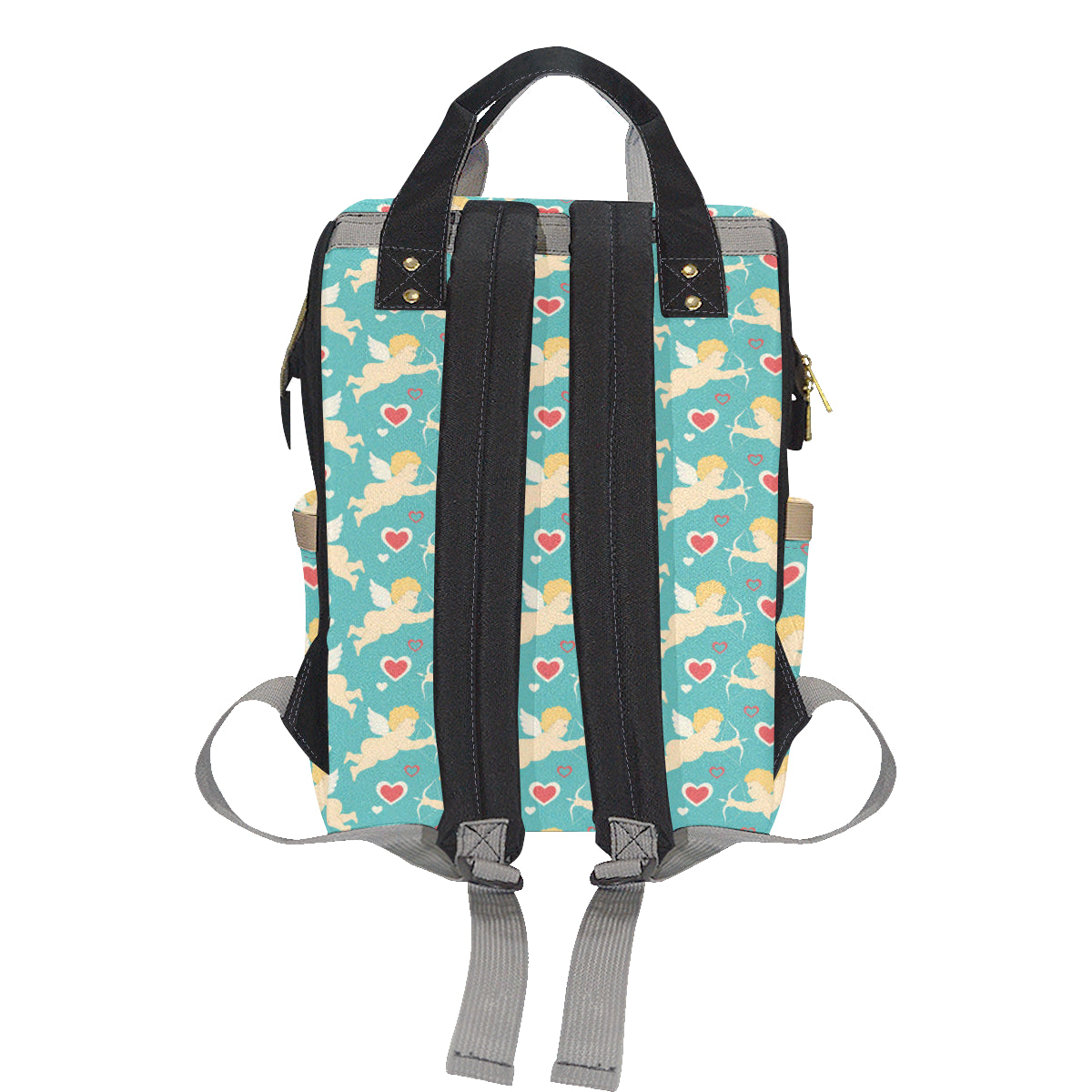 Cupid Pattern Print Design 01 Diaper Bag Backpack