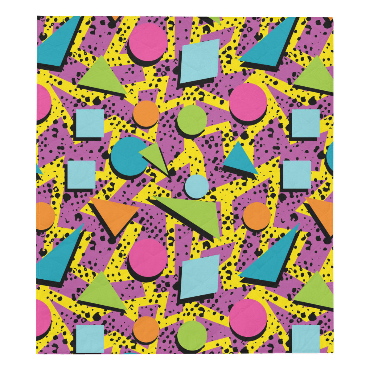 80s Pattern Print Design 1 Premium Quilt