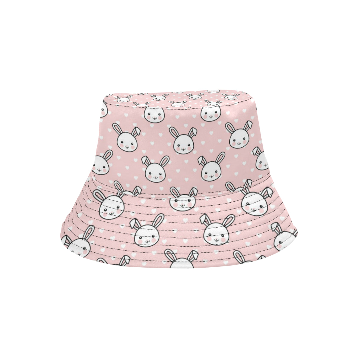 Rabbit Pattern Print Design RB02 Unisex Bucket Hat