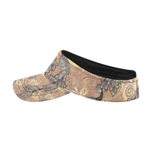Peacock Pattern Print Design A05 Unisex Sun Visor