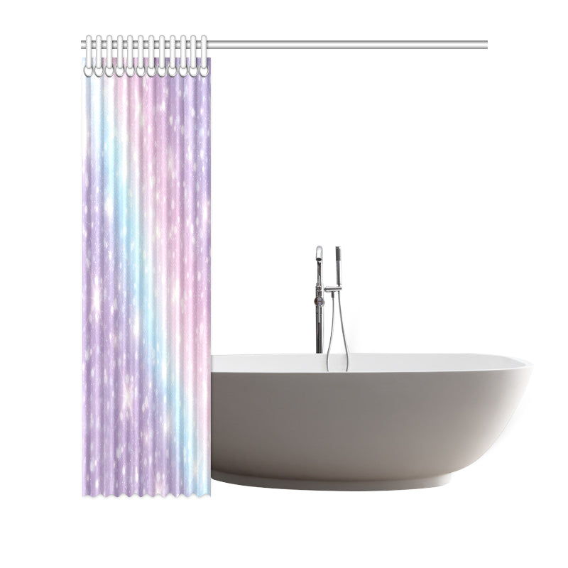 Cosmic Pastel Pattern Print Design 02 Shower Curtain