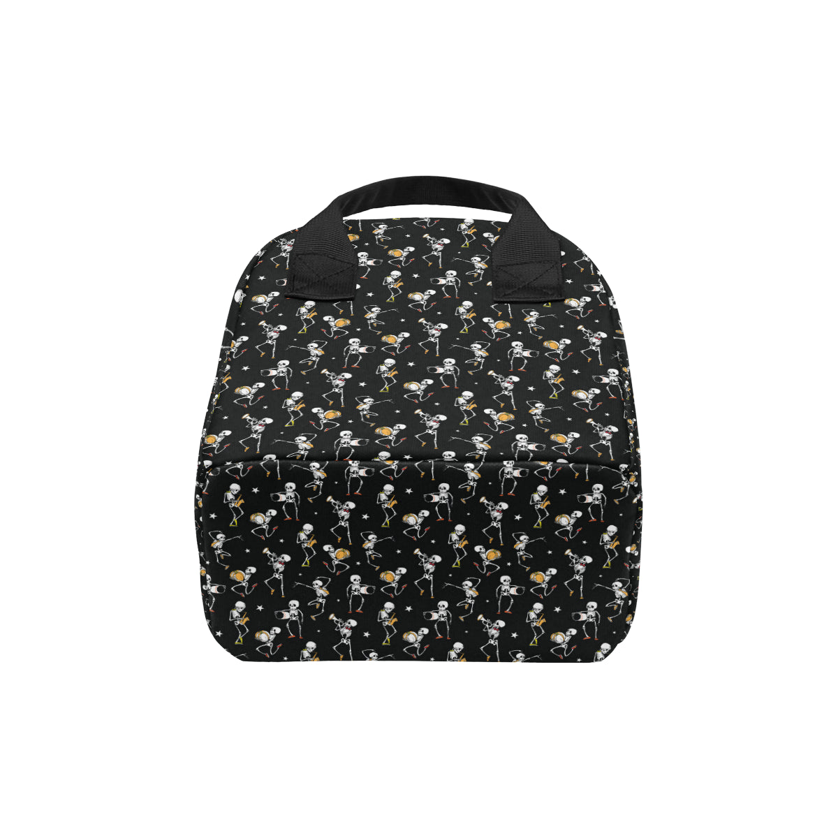 Skeleton Dance Print Insulated Lunch Bag