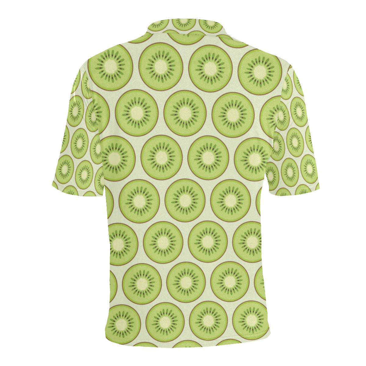 Kiwi Pattern Print Design KW02 Men Polo Shirt
