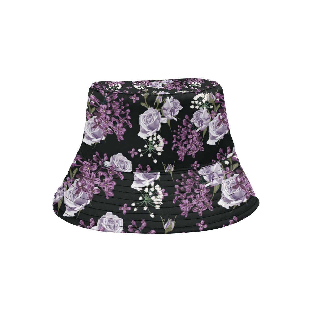 Lilac Pattern Print Design LI04 Unisex Bucket Hat