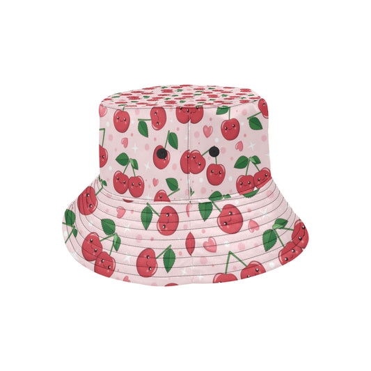 Cherry Pattern Print Design CH02 Unisex Bucket Hat