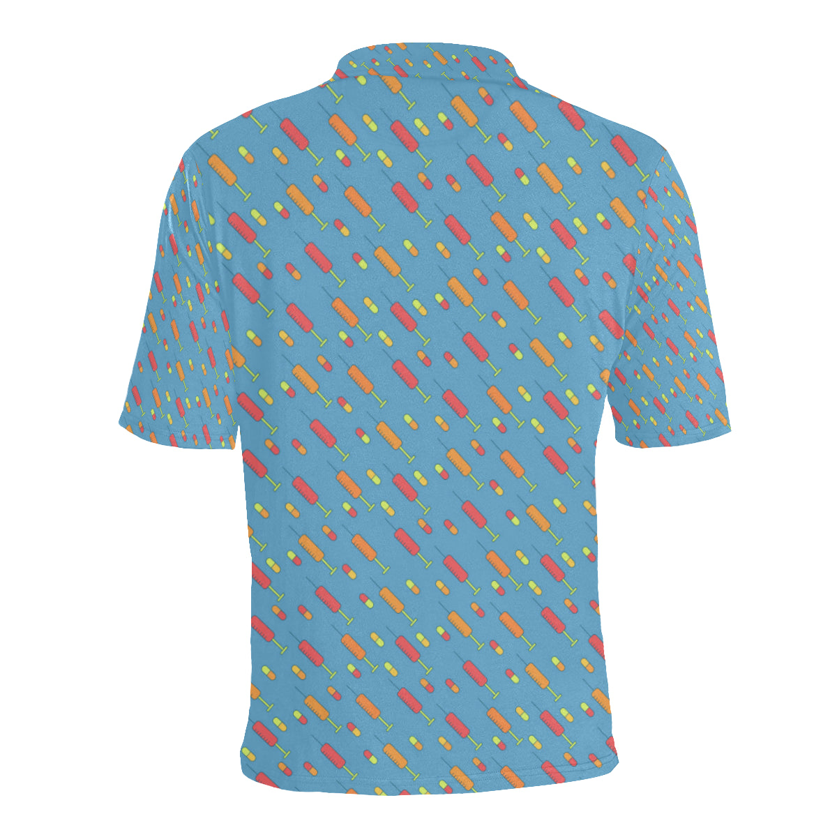 Phlebotomist Medical Pattern Men Polo Shirt