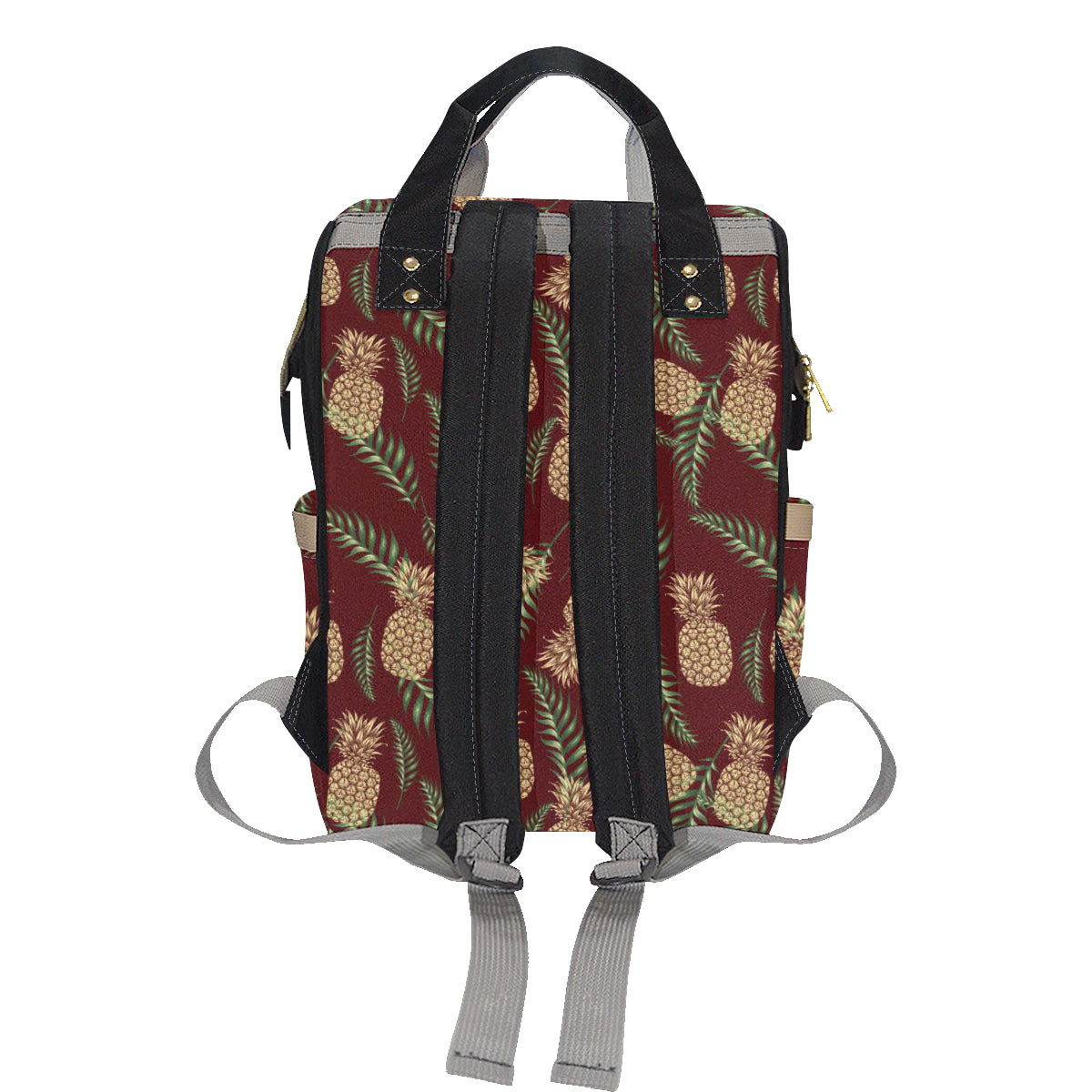 Pineapple Pattern Print Design PP013 Diaper Bag Backpack