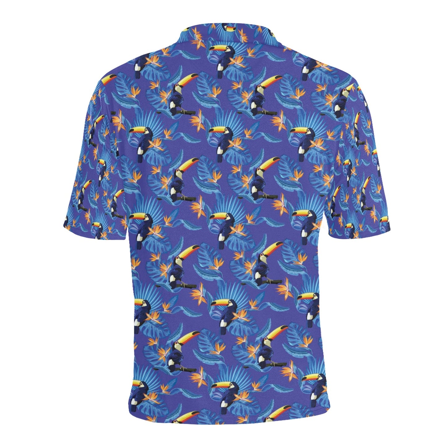Toucan Print Design LKS306 Men Polo Shirt