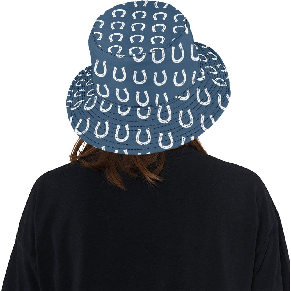 Horseshoe Print Design LKS301 Unisex Bucket Hat