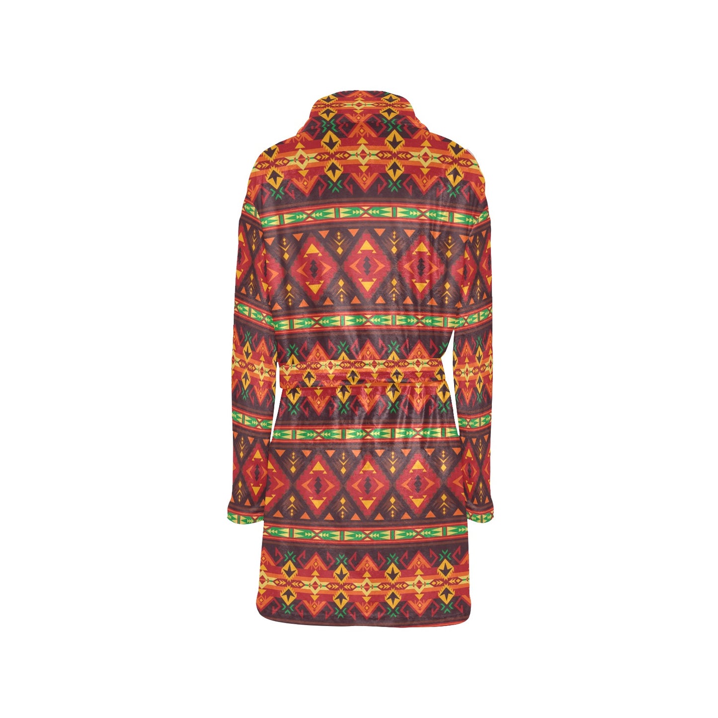 Southwest Pattern Print Design LKS309 Women's Fleece Robe