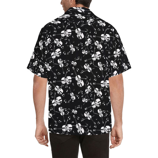 Violin Print Design LKS404 Men's Men's Hawaiian Shirt