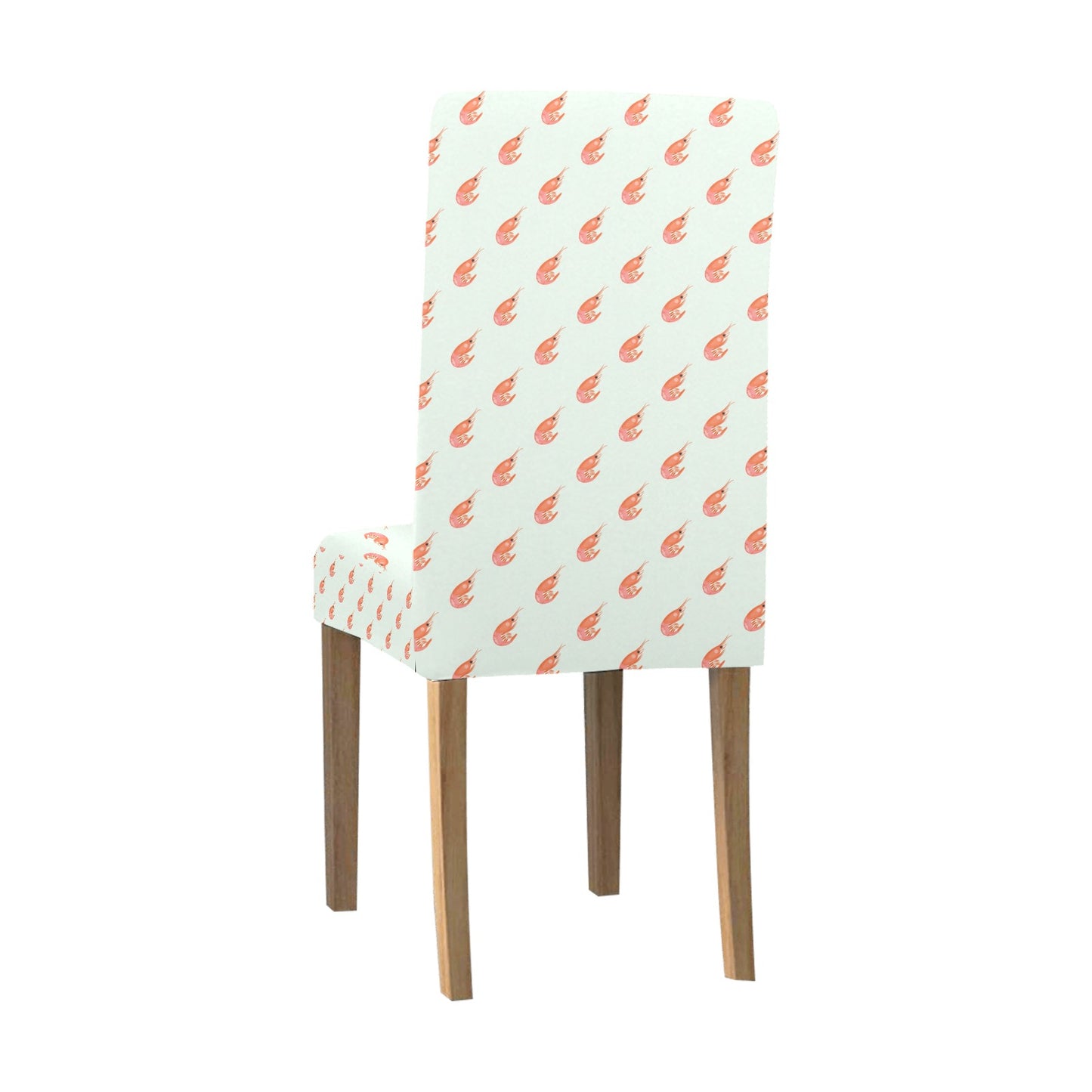 Shrimp Print Design LKS304 Dining Chair Slipcover