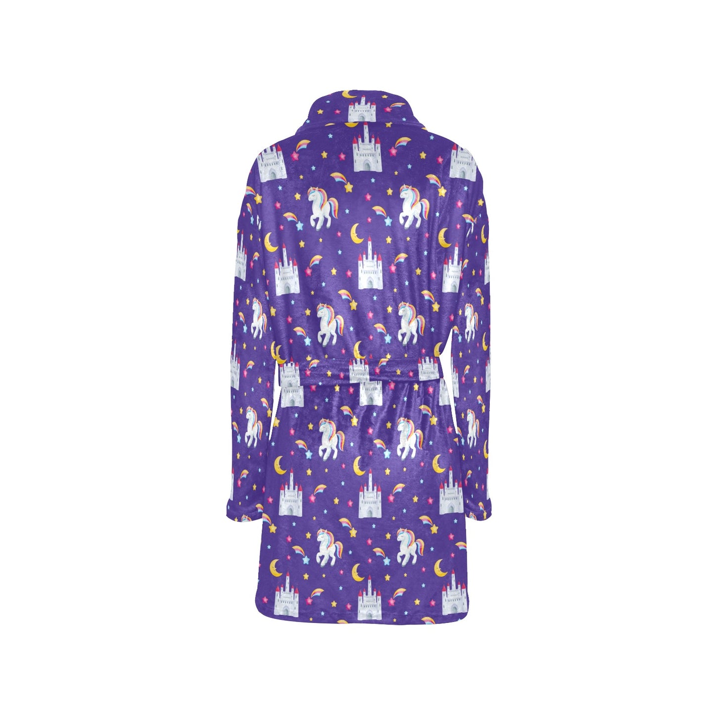 Unicorn Casttle Women's Fleece Robe
