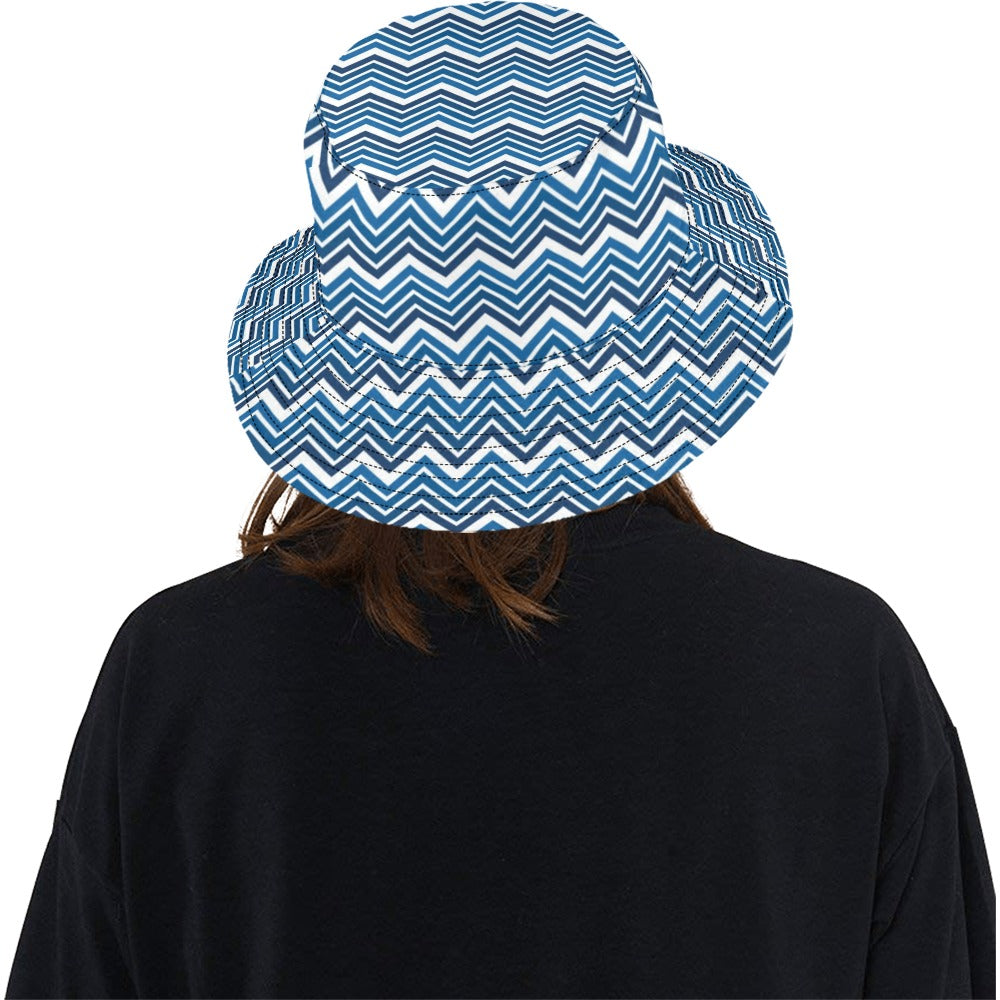 Chevron Print Design LKS403 Unisex Bucket Hat