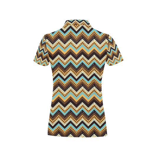 Southwest Pattern Print Design LKS301 Women's Polo Shirt
