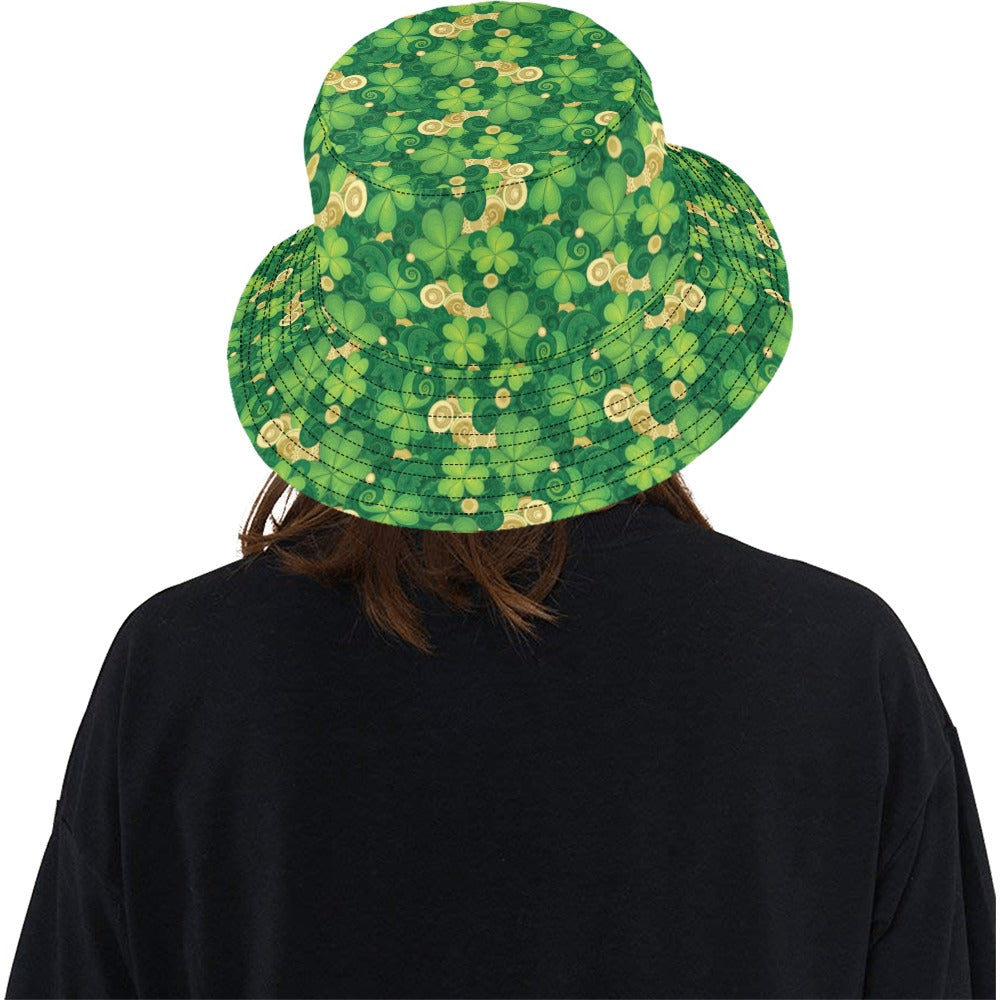 Shamrock Print Design LKS301 Unisex Bucket Hat