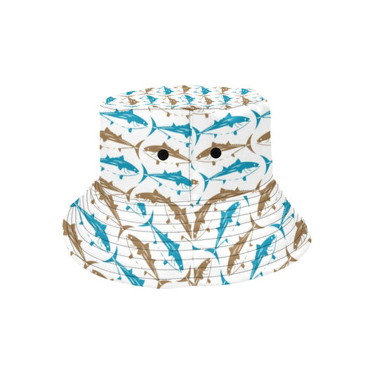Tuna Fish Print Design LKS301 Unisex Bucket Hat