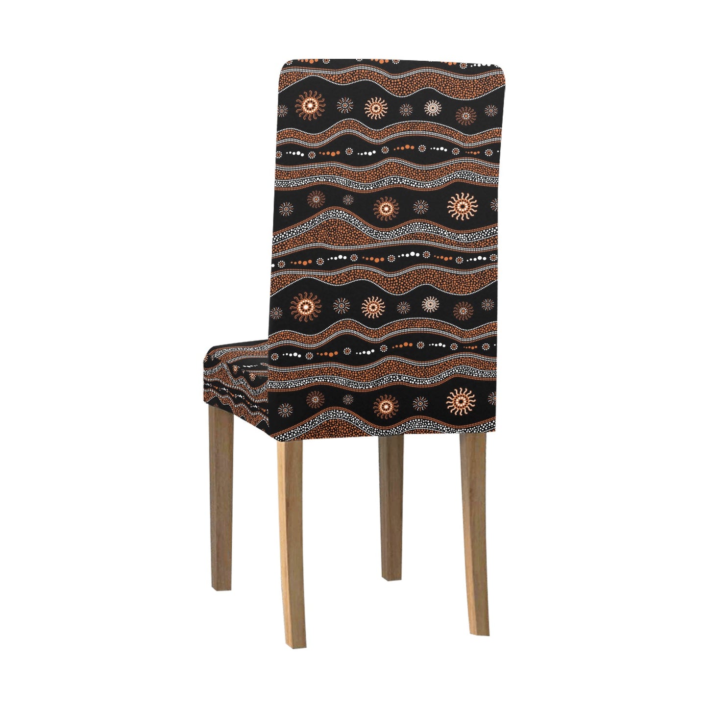 Aboriginal Print Design LKS404 Dining Chair Slipcover