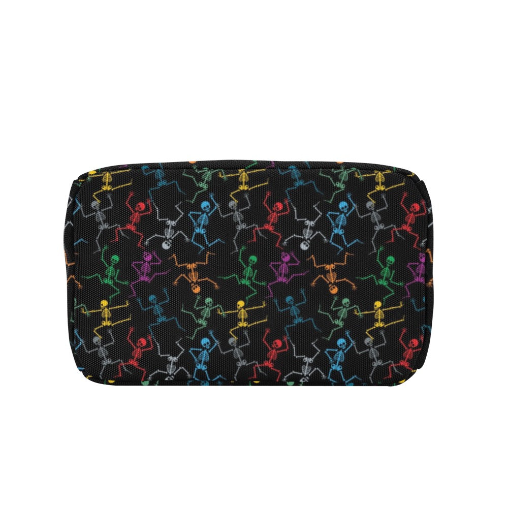 Skeleton Colorful Print Design LKS302 Insulated Lunch Bag