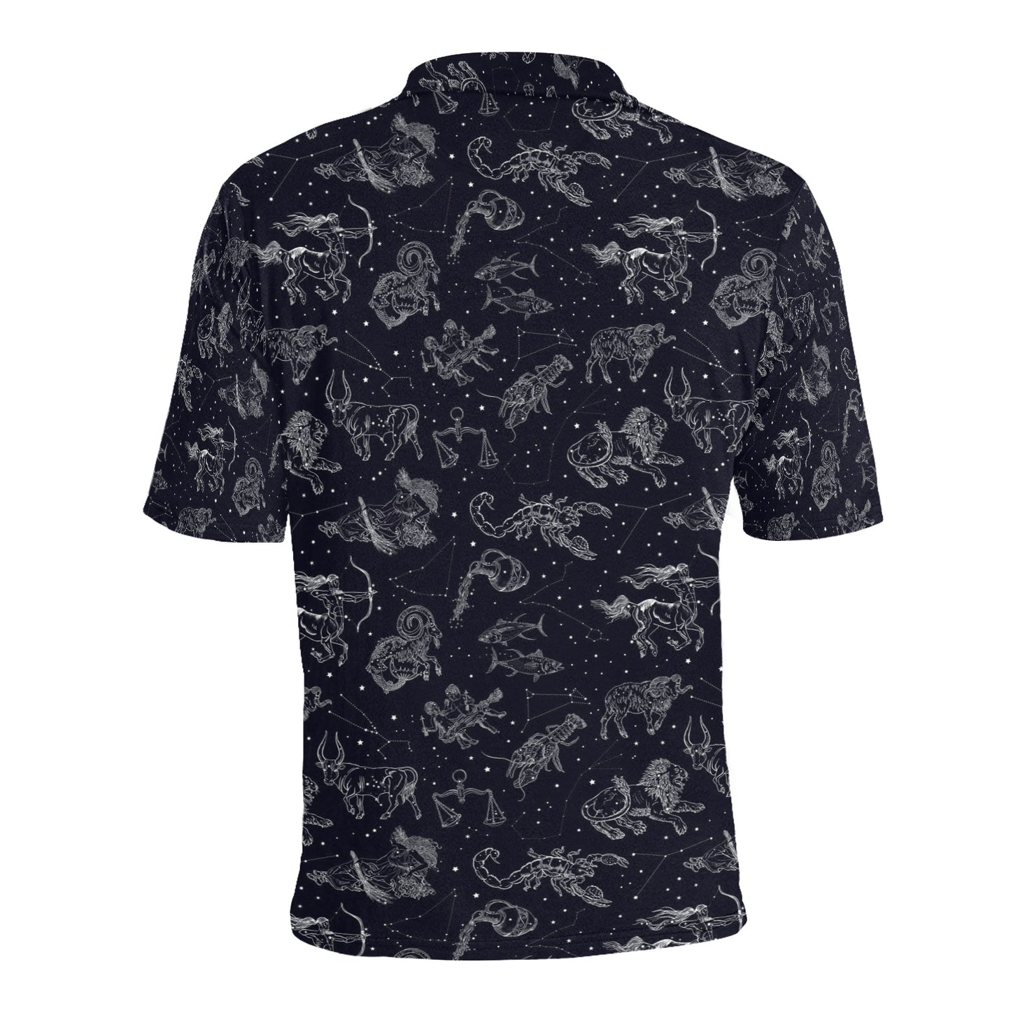 Zodiac Print Design LKS304 Men Polo Shirt