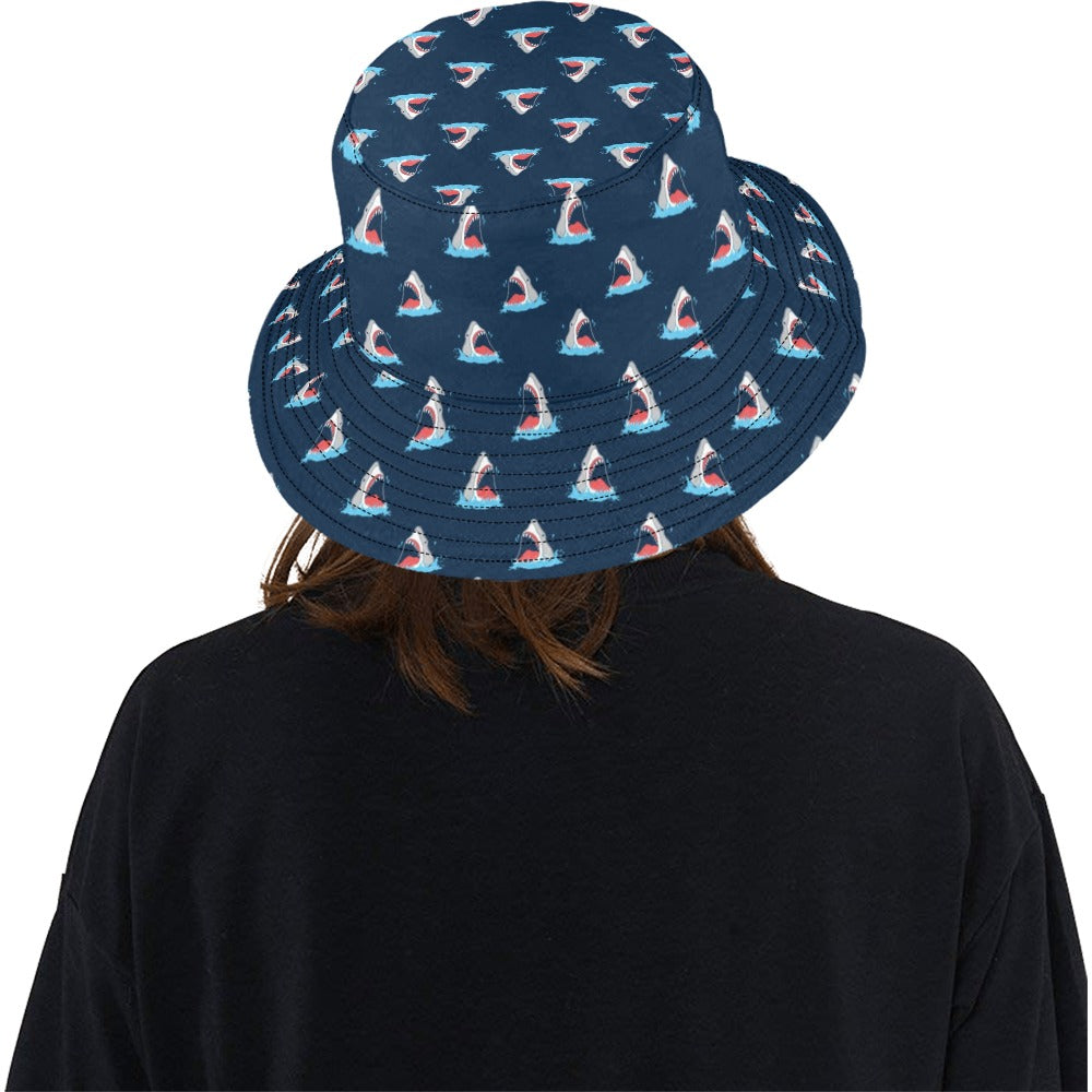 Shark Print Design LKS3010 Unisex Bucket Hat