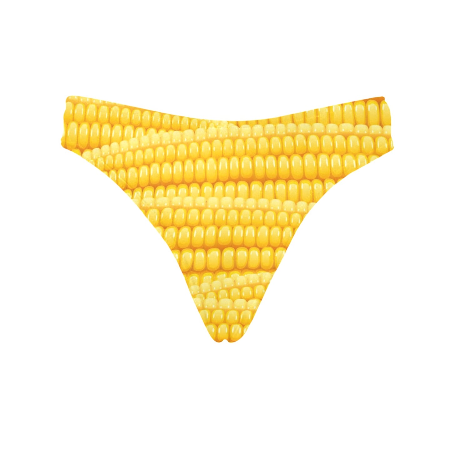 Agricultural Corn cob Pattern Women's Thongs